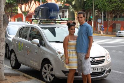 Azafata promotora movistar