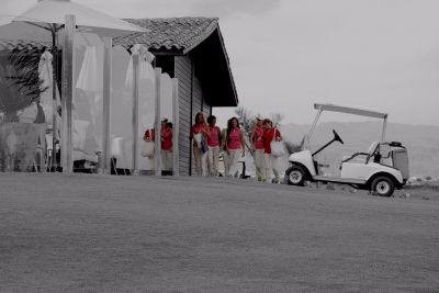 Azafata promotoras Golf