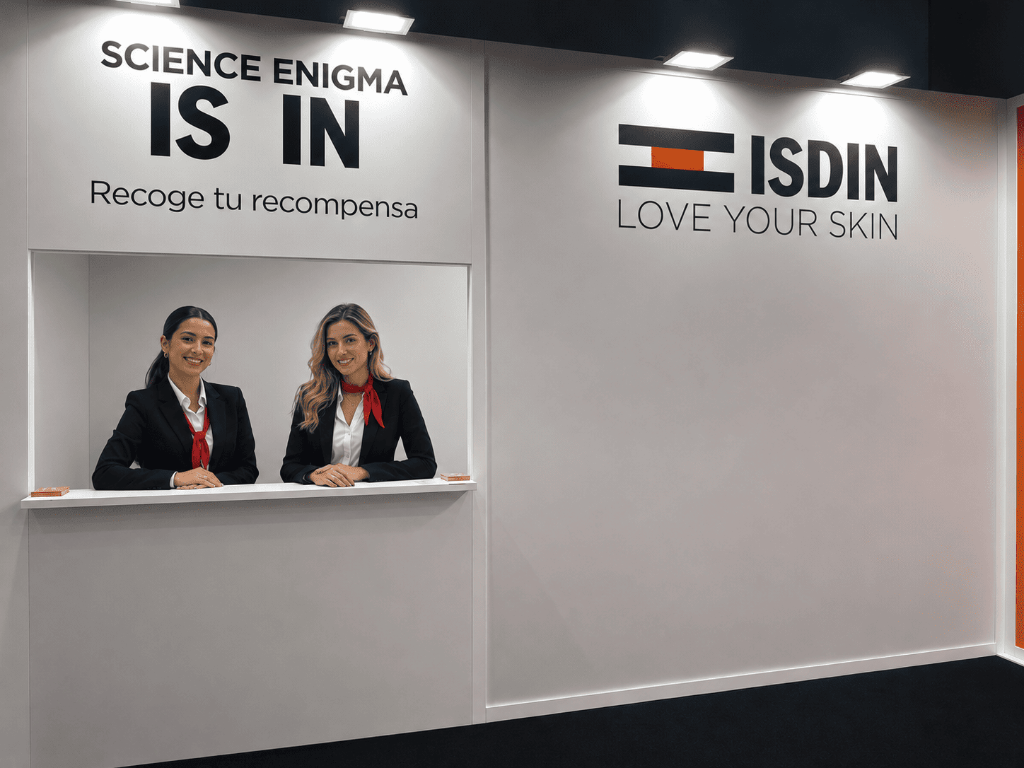 Azafatas ISDIN stand 