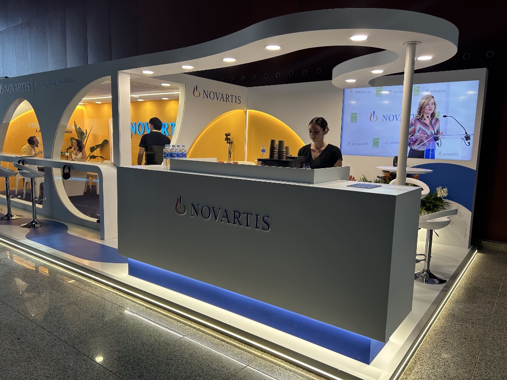 Azafatas Novartis Stand Congreso médico 